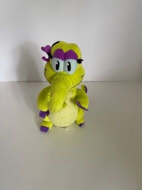 Disney Parks "Where's My Water?" Green Swampy Allie Alligator Stuffie Plush 6.5"